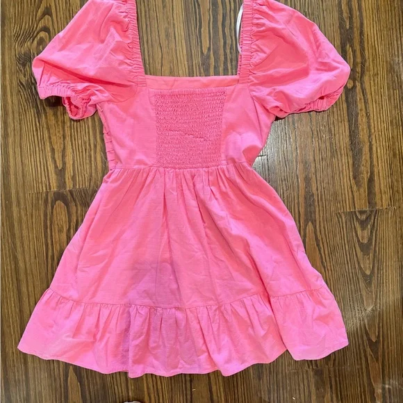 MINKPINK Pink Puff Sleeve Dress - Picture 2 of 4